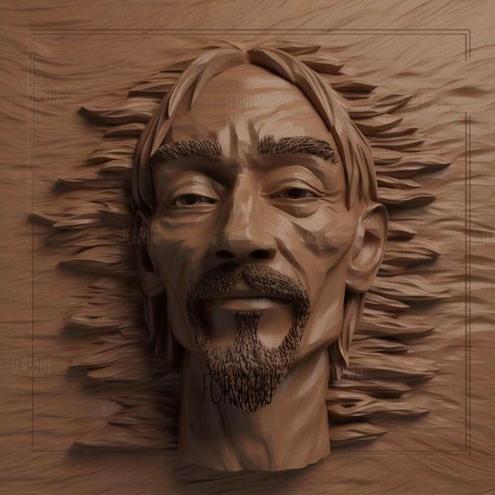 snoop dogg 1 stl model for CNC